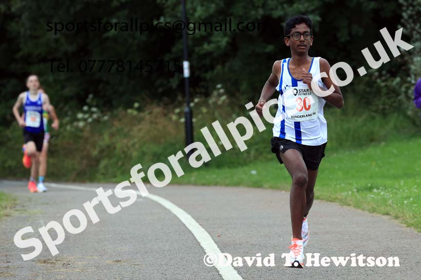 Sunderland Harriers 2 mile, 2024 Sunderland Harriers 5k, Silksworth, Sunderland.  Photo: David T. Hewitson/Sports for All Pics